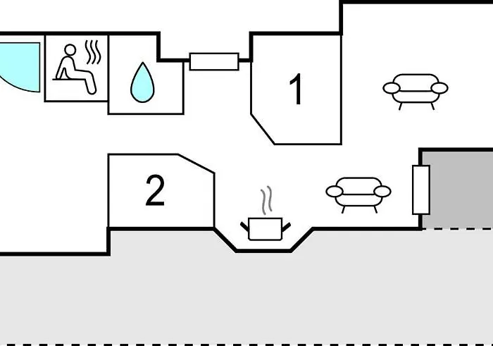 Beautiful In Bjert With Sauna Holiday home Binderup Strand